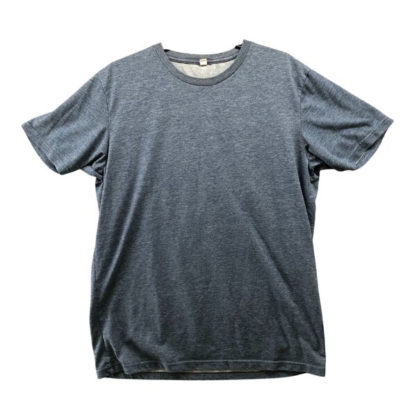 Uniqlo Dry Color T Shirt Mens L Blue Short Sleeve Crewneck Cotton Blend - Picture 1 of 8